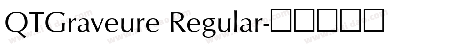 QTGraveure Regular字体转换